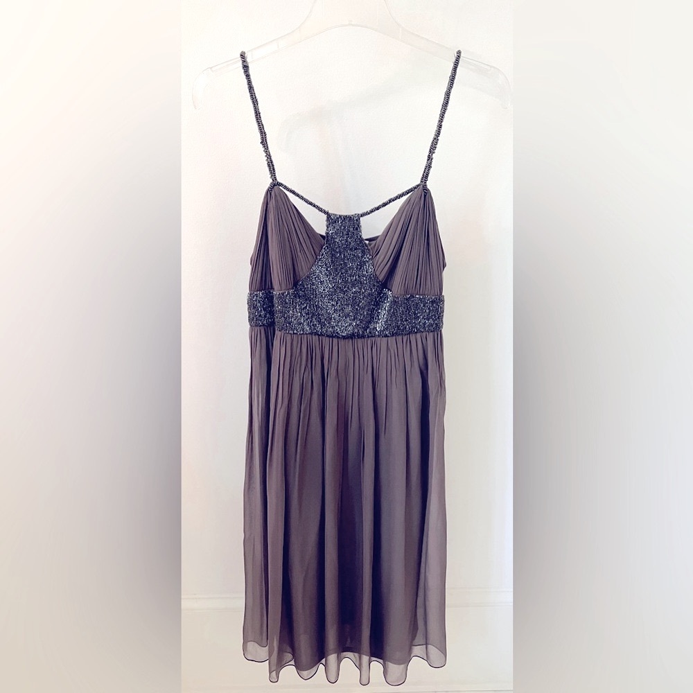 New Midi Beaded Strap Event Dress